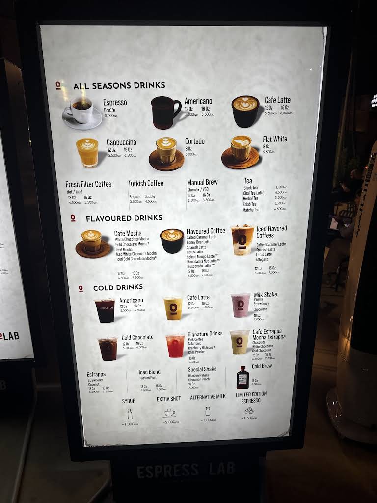 Espressolab - Daoudi — menu photo 2