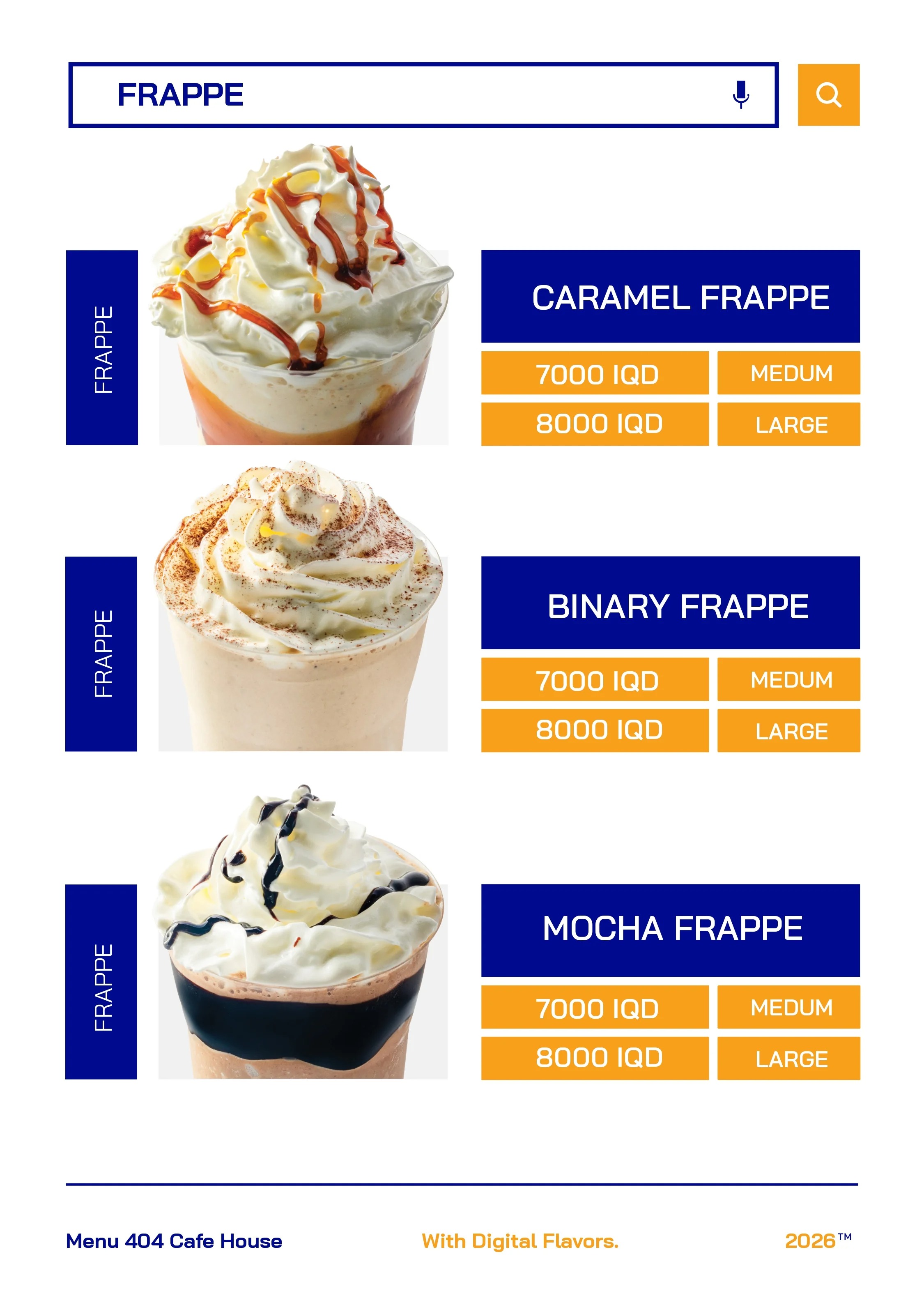 404 Coffee house - Zayona — menu photo 19